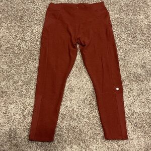 Apana Rich Brown Leggings, Size L